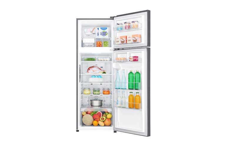 LG ثلاجة بمجمدة علوية، ضاغط طولي عاكس، تقنية ™+DoorCooling، تدفق هواء متعدد, GR-C362RLBN, thumbnail 7