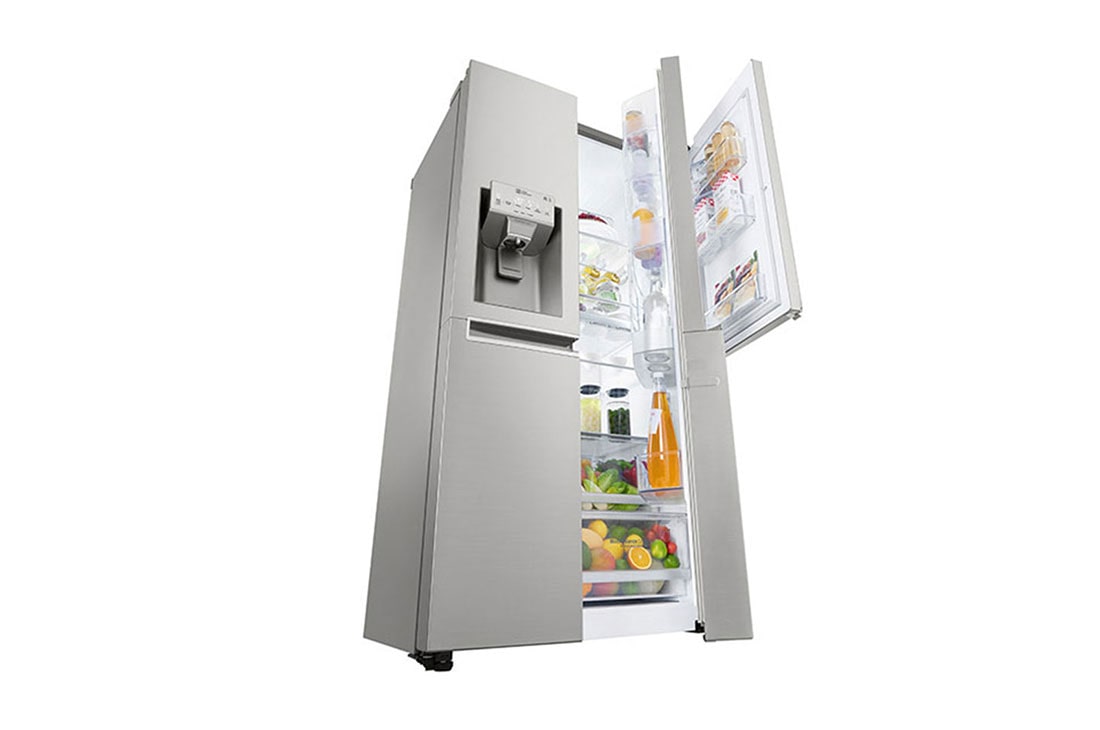 LG  ثلاجة ببابين بسعة كبيرة بتقنية <br>™Door-in-Door الجديدة, GR-J327CSBL, thumbnail 9