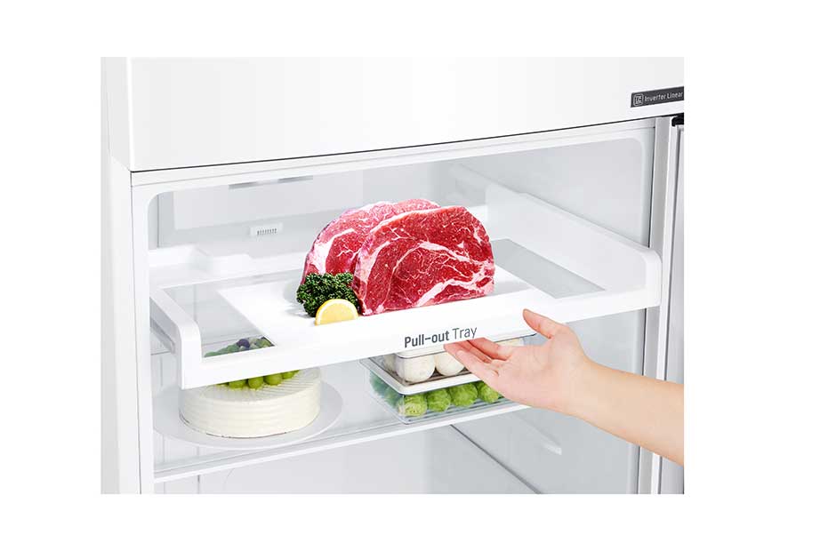 LG ثلاجة بمجمدة علوية مع ضاغط طولي عاكس, GN-C492SQCN, thumbnail 12