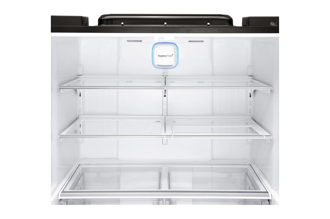 LG ثلاجة إل جي أربع أبواب لون أسود فولاذ مقاوم للصد, GR-X39FTKHL, thumbnail 11