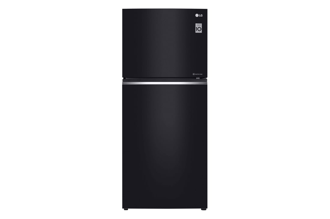 LG ثلاجة علوية لون أسود زجاجي, GN-C552SGCN