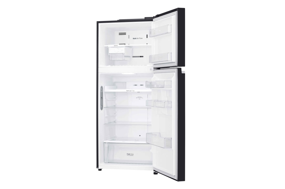 LG ثلاجة علوية لون أسود زجاجي, GN-C552SGCN, thumbnail 7