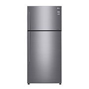 LG ثلاجة بمجمدة علوية، فضي بلاتيني، ضاغط طولي عاكس، تقنية ™⁺DoorCooling، تقنية ™+HygieneFresh, GN-C732HLCU, thumbnail 1