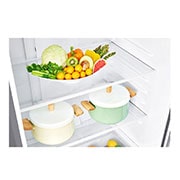 LG ثلاجة بمجمدة علوية، فضي بلاتيني، ضاغط طولي عاكس، تقنية ™⁺DoorCooling، تقنية ™+HygieneFresh, GN-C732HLCU, thumbnail 5