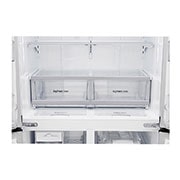 LG ثلاجة بأربعة أبواب، ضاغط طولي عاكس، نظام تخزين ذكي، تقنية ™+Hygiene Fresh, GR-B34FTLHL, thumbnail 5