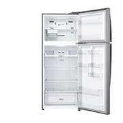 LG ثلاجة بمجمدة علوية، بلاتين فضي، ضاغط طولي عاكس، تقنية ™⁺DoorCooling، تدفق هواء متعدد, GR-C619HLCU, thumbnail 2