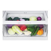 LG ثلاجة بمجمدة علوية، بلاتين فضي، ضاغط طولي عاكس، تقنية ™⁺DoorCooling، تدفق هواء متعدد, GR-C619HLCU, thumbnail 5