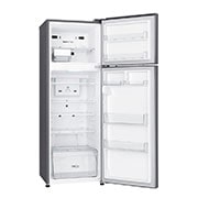 LG ثلاجة بمجمدة علوية، بلاتين فضي، ضاغط طولي عاكس، تقنية ™⁺DoorCooling، تدفق هواء متعدد, GR-C362RLBN, thumbnail 11