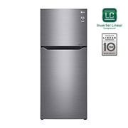 LG ثلاجة بمجمدة علوية لون فضي غامق، ضاغط بعاكس ذكي, GN-B502SQCL, GN-B502SQCL, thumbnail 1