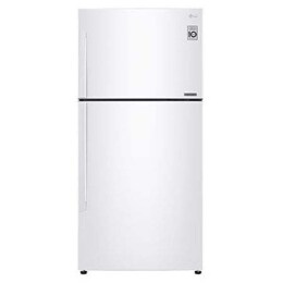 ثلاجة بمجمدة علوية، أبيض ناصع، ضاغط طولي عاكس، تقنية ™⁺DoorCooling، تدفق الهواء المتعدد، التشخيص الذكي2