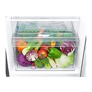 LG ثلاجة بمجمدة علوية، بلاتين فضي، ضاغط طولي عاكس، تقنية ™+DoorCooling، تقنية Fresh 0 Zone, GR-C312SLBN, thumbnail 3