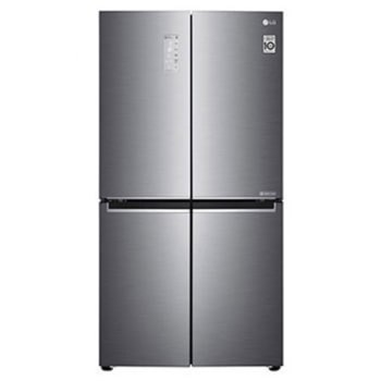 ثلاجة بمجمدة علوية، بلاتين فضي، ضاغط طولي عاكس، تقنية ™+DoorCooling، تقنية Fresh 0 Zone1