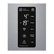 LG ثلاجة ذات بابين متجاورين، ضاغط طولي عاكس، سعة كبيرة، ™Smart Diagnosis, GR-B257SLLV, thumbnail 10
