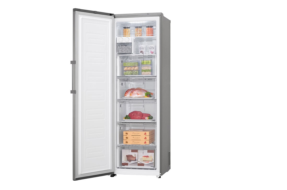 LG مجمدة بباب واحد، ضاغط طولي عاكس، تقنية ThinQ, GR-B505ELRZ, thumbnail 8