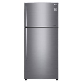 ثلاجة بمجمدة علوية، ضاغط طولي عاكس، فضي بلاتيني، تقنية ™⁺DoorCooling، تدفق هواء متعدد1