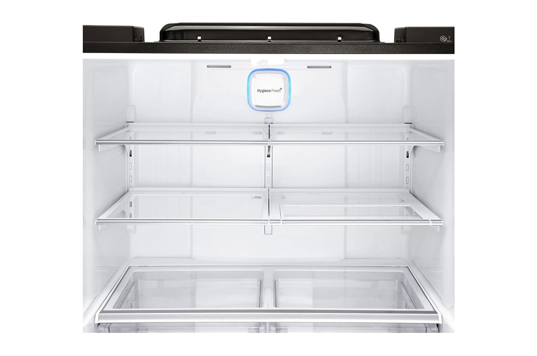 LG ثلاجة إل جي أربع أبواب لون أسود فولاذ مقاوم للصد, GR-X39FTKHL, thumbnail 11