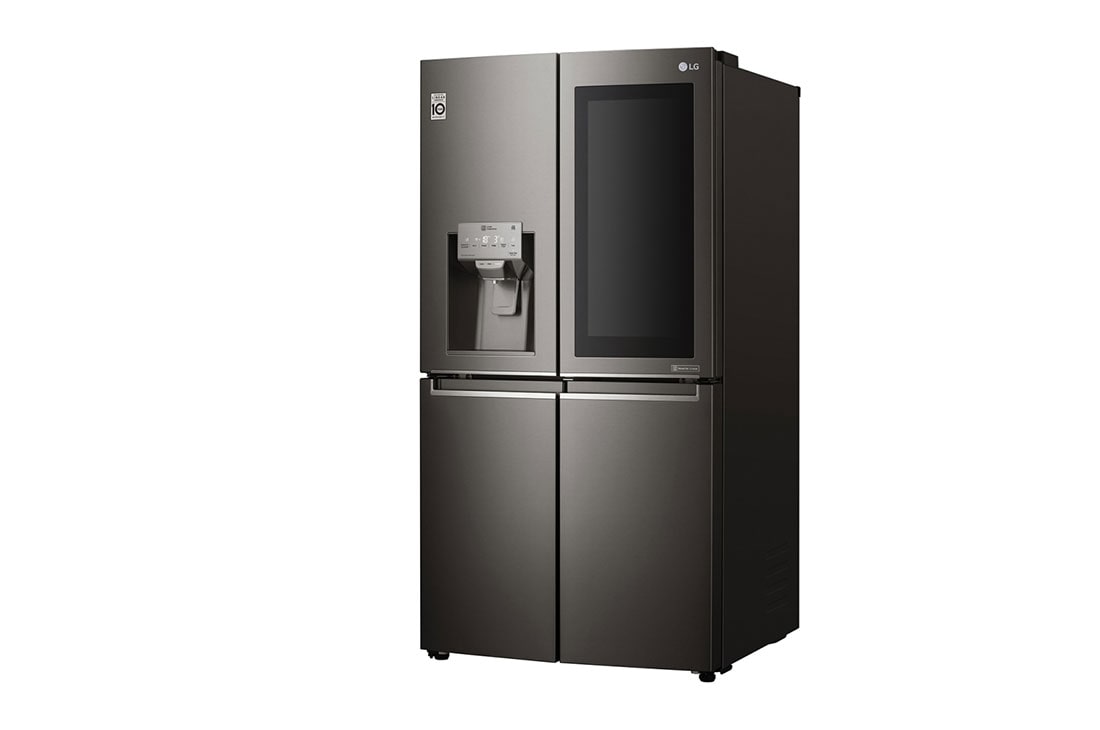 LG ثلاجة إل جي أربع أبواب لون أسود فولاذ مقاوم للصد, GR-X39FTKHL, thumbnail 14