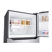 LG ثلاجة إل جي 393 لتر بمجمدة علوية لون فضي بضاغط عاكس, GN-B492SLCL, thumbnail 6