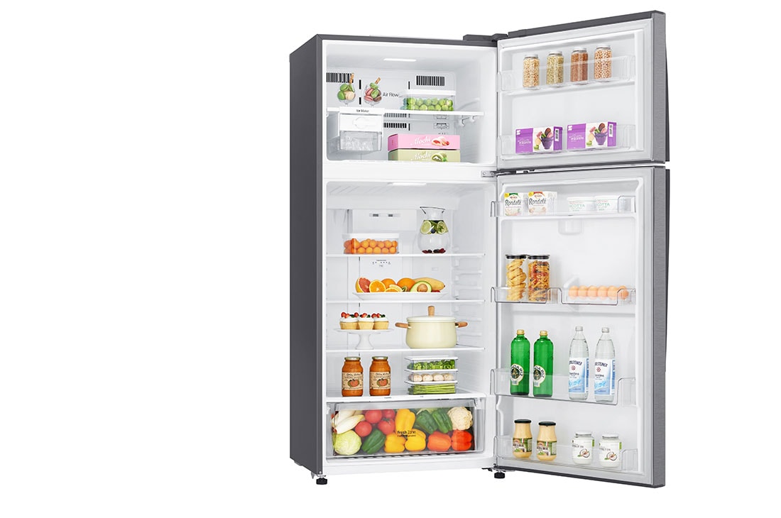 LG ثلاجة بمجمدة علوية، ضاغط طولي عاكس،لون الجرافيت الداكن ، تقنية ™Door Cooling، تدفق هواء متعدد, GN-C782HQCU, GN-C782HQCU, thumbnail 12