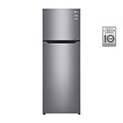 LG ثلاجة بمجمدة علوية، لون فضي غامق، تقنية التشخيص ذكي, front view, GN-B422SQCB, thumbnail 1