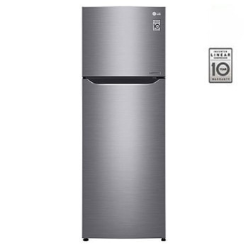 ثلاجة بمجمدة علوية، لون فضي غامق، تقنية التشخيص ذكي1