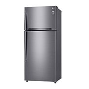 LG ثلاجة بمجمدة علوية لون بلاتيني فضي، ضاغط بعاكس ذكي, GR-H842HLHL, GR-H842HLHL, thumbnail 10