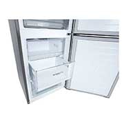 LG ثلاجة بمجمدة سفلية لون فضي بلاتيني مع ضاغط عاكس ذكي, Drawer Detail view open, GR-B479NLJM, thumbnail 9