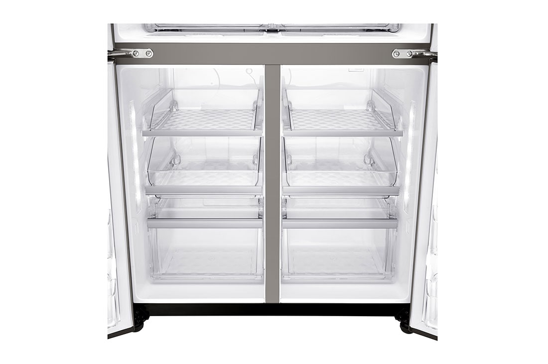 LG ثلاجة سمارت للبيع، ثلاجة إل جي إنستافيو، ثلاجة باب زجاج، ثلاجة بأربعة أبواب، فولاذ مقاوم للصدأ باللون الأسود، ™+Hygiene FRESH، تقنية GR-X39FMKHL، ™ThinQ, GR-X39FMKHL, GR-X39FMKHL, thumbnail 12