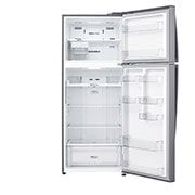 LG ثلاجة بمجمدة علوية، لون فضي بلاتيني، ضاغط عاكس ذكي، تقنية تبريد الباب™، تدفق هواء متعدد, GR-C639HLCL, GR-C639HLCL, thumbnail 3