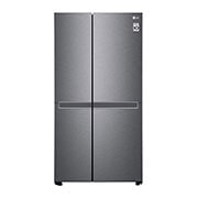 LG ثلاجة إل جي باب بجانب الباب لون جرافيت تبريد سريع, GR-B267JQYL, GR-B267JQYL, thumbnail 1