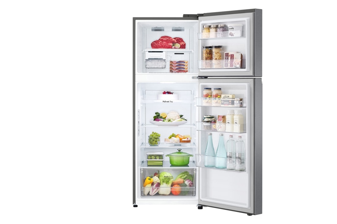 LG ثلاجة بمجمدة علوية لون جرافيت فولاذي سعة 315 لتر, GN-B422PQGB, GN-B422PQGB, thumbnail 2