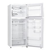 LG ثلاجة بمجمدة علوية  سعة 438 لتر لون فضي بلاتيني, Left Side All Open inverter, GR-C629HQCL, thumbnail 8