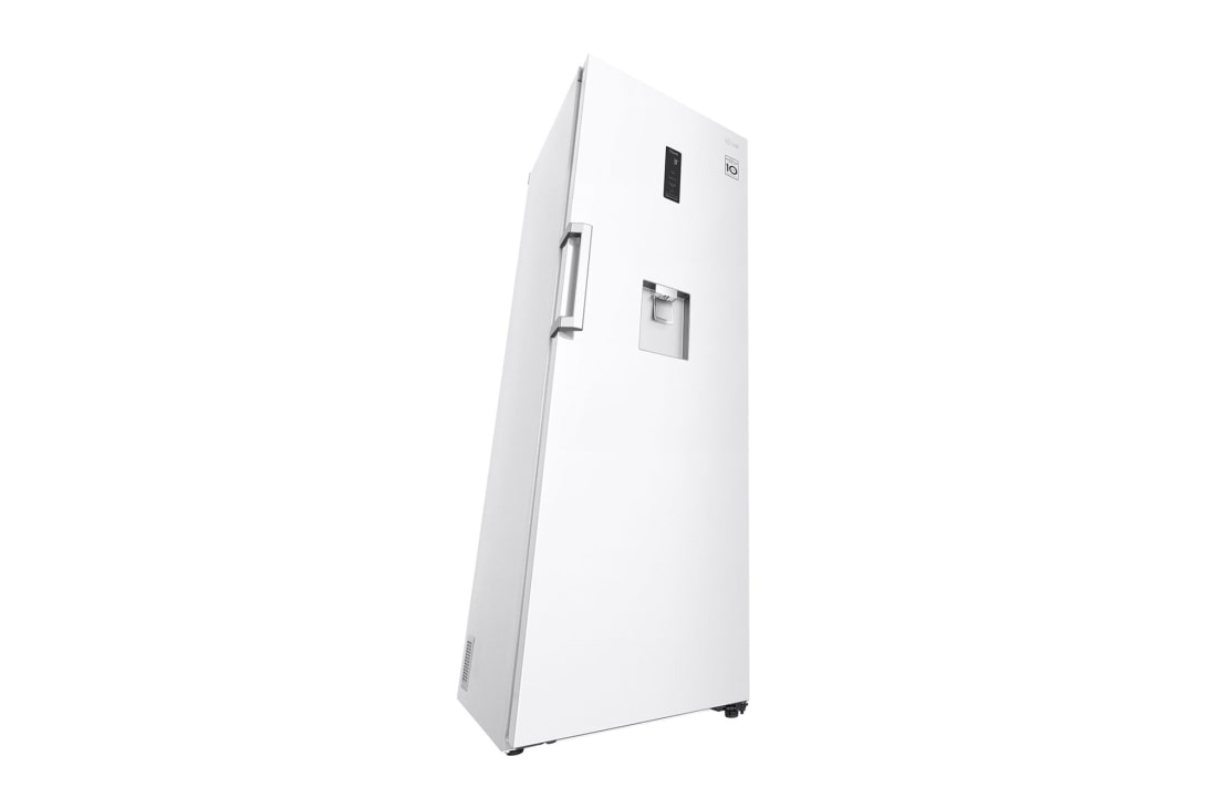 LG ثلاجة باب عامودي سعة 384 لتر لون أبيض من إل جي, Left Side Bottom Perspective, GR-F411EQDM, thumbnail 12