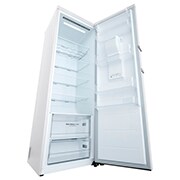 LG ثلاجة باب عامودي سعة 384 لتر لون أبيض من إل جي, Left Side bottom Perspective open view, GR-F411EQDM, thumbnail 10