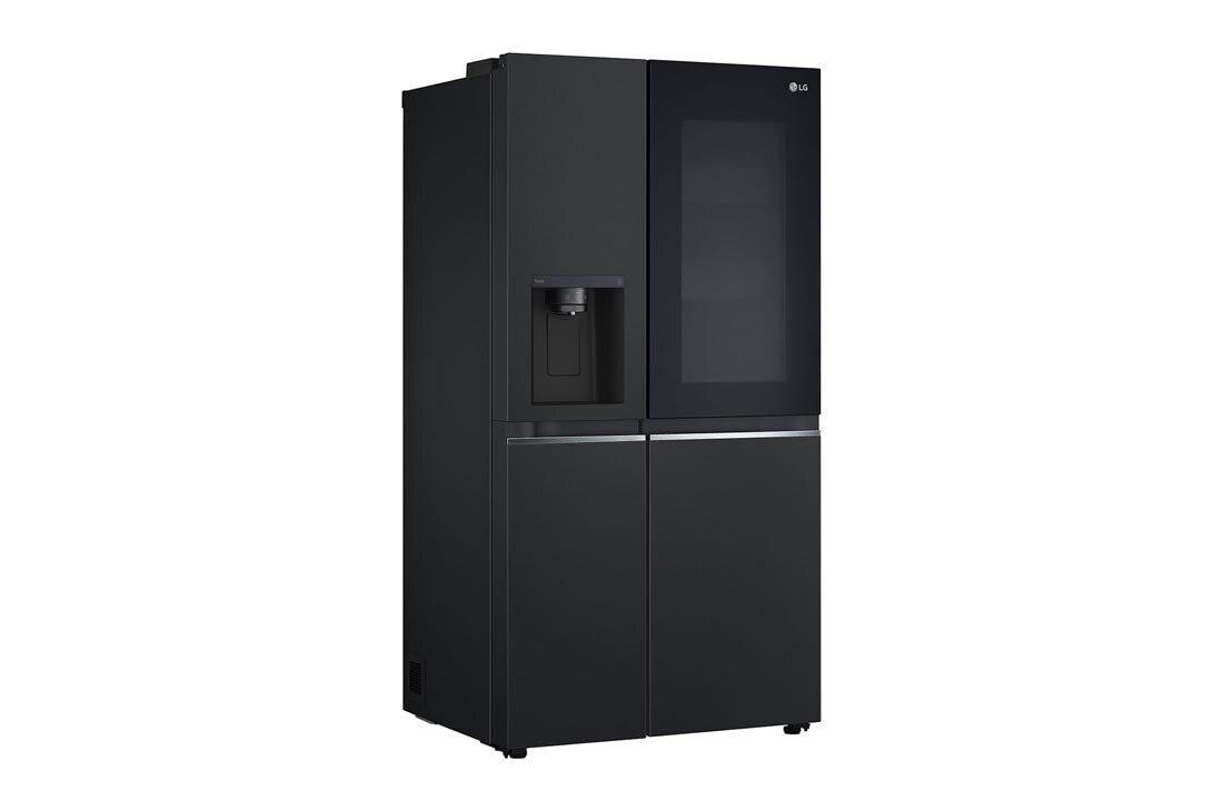 LG ثلاجة InstaView باب بجانب باب مع تقنية التبريد الطولي, الجانب الأيسر, GR-G267CQEW, thumbnail 13