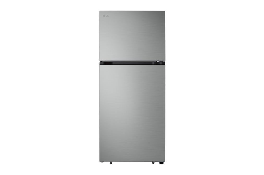 LG ثلاجة ™LG New Smart Inverter سعة 496 لتر بمجمد علوي, مظهر أمامي, GN-R702SFAH