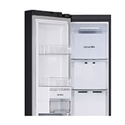 LG ثلاجة بابين لون أسود باب زجاجي، ضاغط عاكس ذكي، +DoorCooling, Detail-View, GR-B267DBM3, thumbnail 9