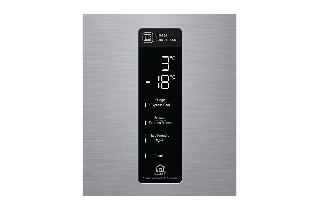 LG ثلاجة إل جي بمجمد سفلي سعة 500 لتر لون فضي بلاتيني, display detailed view, GR-F589BLCM, thumbnail 9