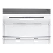 LG ثلاجة إل جي بمجمد سفلي سعة 500 لتر لون فضي بلاتيني, storage space detailed view, GR-F589BLCM, thumbnail 4