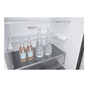 LG ثلاجة إل جي بمجمد سفلي سعة 500 لتر لون فضي بلاتيني, storage view, GR-F589BLCM, thumbnail 7