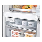 LG ثلاجة إل جي بمجمد سفلي سعة 500 لتر لون فضي بلاتيني, storage panel view, GR-F589BLCM, thumbnail 10