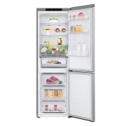 LG ثلاجة إل جي بمجمد سفلي سعة 344 لتر، لون فضي رئيسي، بتصميم مميز ونضارة تدوم طويلاً مع NatureFRESH™, GR-B479FMNW, thumbnail 3