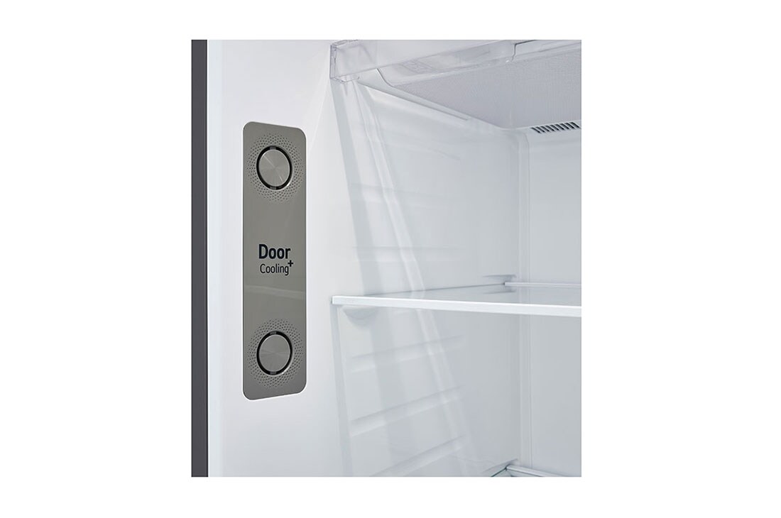 LG ثلاجة إل جي بمجمد علوي سعة 375 لتر لون اسود مع ™LinearCooling وضاغط ™Smart Inverter, عرض تفصيلي للمجمد, GR-B452PGFK, thumbnail 4