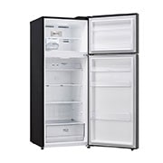 LG ثلاجة إل جي بمجمد علوي سعة 375 لتر لون اسود مع ™LinearCooling وضاغط ™Smart Inverter, عرض منظوري من الجانب الأيمن, GR-B452PGFK, thumbnail 13