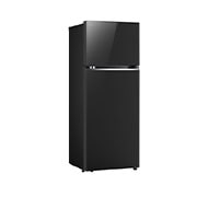 LG ثلاجة إل جي بمجمد علوي سعة 375 لتر لون فضي مع ™LinearCooling وضاغط ™Smart Inverter, عرض مفتوح من منظور علوي يُظهر الطعام المخزن, GR-B642PGFK, thumbnail 11