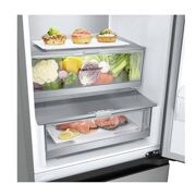 LG ثلاجة NatureFRESH™ بسعة 344 لترًا مع تقنيات LinearCooling™ وDoorCooling+™ وضاغط Smart Inverter™ وتقنية Metal Fresh™ باللون الفضي الأنيق, drawer with food, GR-B459FMFW, thumbnail 8