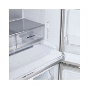 LG ثلاجة 619 لتر متعددة الأبواب بتصميم أنيق من الزجاج الأسود, صورة تفصيلية للزر الداخلي, GR-B30FFGPB, thumbnail 11