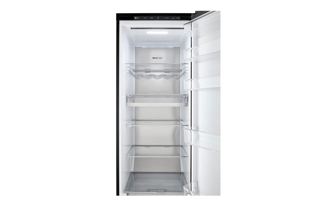LG مجمد بسعة 324 لترًا بتقنية منع التجمد التام، بتصميم من الفولاذ المقاوم للصدأ, LOB451FGPM, thumbnail 4
