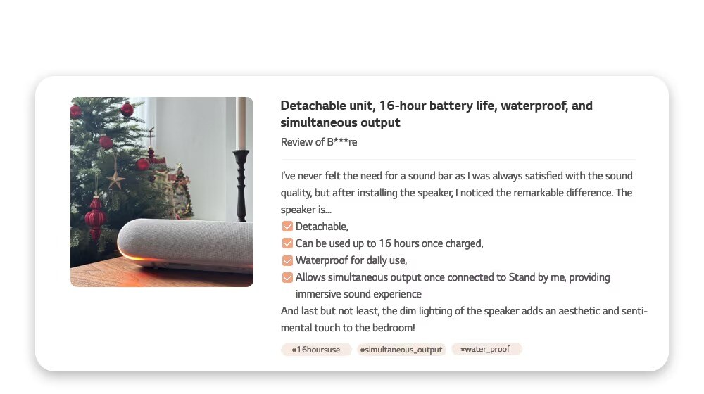 تقييم سماعة LG XT7S