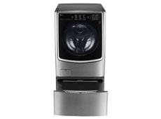 Lg Twinwash من إل جي غسالة ومجففة 7 12 كجم دفع مباشر بتقنية الذكاء الاصطناعي محرك الدفع المباشر 6حركات تقنية البخار تقنية Thinq Lg الإمارات